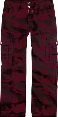 Produktbild von Herren Cargohose Rot Größe L aus 100% Baumwolle im minimalistischen Streetwear-Stil