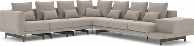 Produktbild von Wohnzimmer Luxus Einrichtung Ecksofa L-Form Polstermöbel Sofa Couch