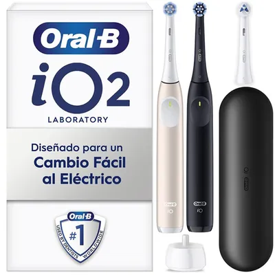 Immagine prodotto di Set di 2 spazzolini elettrici Oral-B iO Laboratory 2, colore nero e rosa