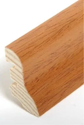 Produktbild von Sockelleiste Echtholzfurnier 20 x 40 x 2500 mm Merbau Echtholzfurnier Fußleiste furniert by PROVISTON 62.5 Meter | 25 Stück
