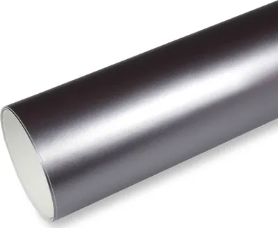 Produktbild von (14,8€/m²) Rapid Teck® Premium Color Shift Chrom Satin Matt Grau Autofolie 152 cm Breite Laufmeterware selbstklebende Folie mit Luftkanälen Auto Folie Farbwechsel Folie