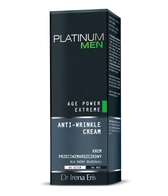 Obrázok produktu pre Dr. Irena Eris Platinum Men - Denný/Nočný krém proti vráskam pre zrelú pleť 50 ml
