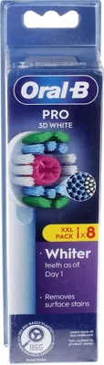 Produktbild von Oral-B 3D White , 8 Stück(e), Weiß, Oral-B, Box
