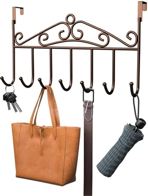 Imagen del producto de Perchas de puerta para colgar ropa, toallas, sombreros y mochilas