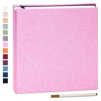 Image de Album photo autocollant avec couverture en toile, pour 120 photos de 10 x 15 cm