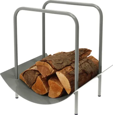 Immagine prodotto di Rastrelliera per caminetto Roco Rastrelliera per legno Cestino per legno cemento grigio RAL7023