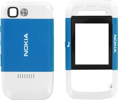 Zdjęcie produktu dla Oryginał dla Nokia 5200 pokrywa baterii pokrywa tylna górna obudowa niebieski tył