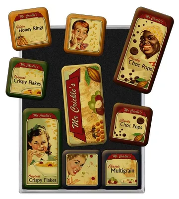 Immagine prodotto di Mr Crickle's , set di magneti da 9 pezzi