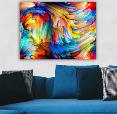Image de Wallity, 262592861_70100- HPE2136, Coloured, Canvas pictures, 70 x 100 cm, 100% canvas