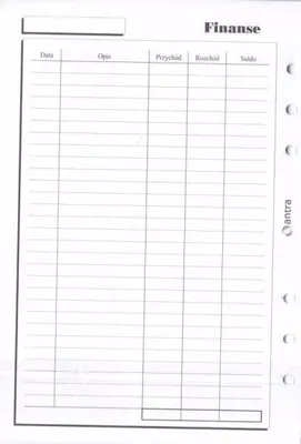Produktbild von Wkład do organizera A5 Finanse