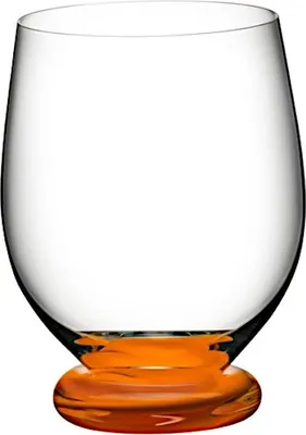 Zdjęcie produktu dla RIEDEL 4900/02DO, Szklanki do każdego rodzaju wina, Goblet szklany, Kryształowe, Szkło, Przezroczysty, Pomarańczowy, Monochromatyczny, 337 ml
