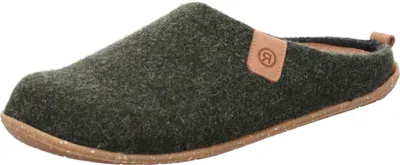 Produktbild von Rohde Herren Pantoffel Filz Hausschuh Rivoli-H 6925, Größe:44 EU, Farbe:Grün