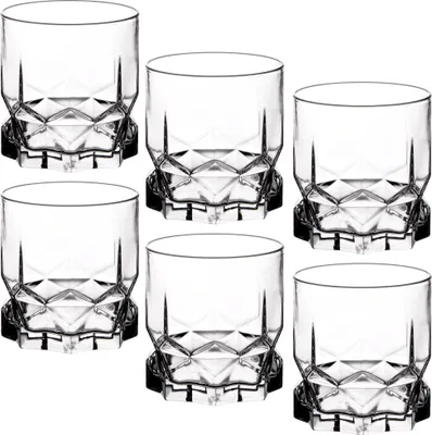 Obrázok produktu pre Poháre na pitie – sada 6 ks – 325 ml – poháre na džús a vodu – sklo