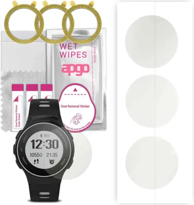 Produktbild von apgo 3 Stück Schutzfolie, Matt, kompatibel mit Forever SW-600 Smartwatch, Hydrogel Displayschutzfolie mit Positionierhilfe, Displayfolie, robust und kratzfest