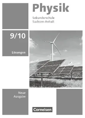 Produktbild von Physik 9./10. Schuljahr. Sachsen-Anhalt - Lösungen zum Schulbuch