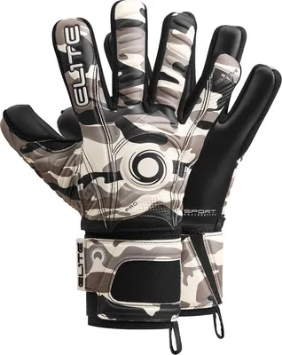 Produktbild von Elite Sport Combat N Torwarthandschuhe - Schwarz / Camouflage  | Größe: 11