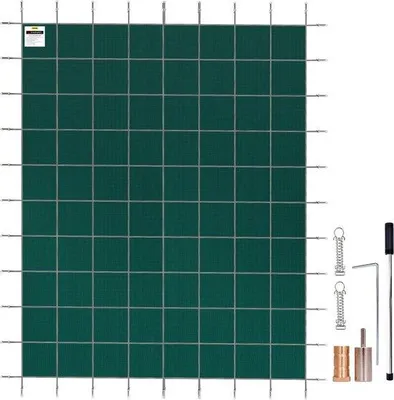 Obrázek produktu pro Plavecký kryt Famanu, rozměry 5,5 x 11 metrů, zelený, určený pro venkovní použití v zimě