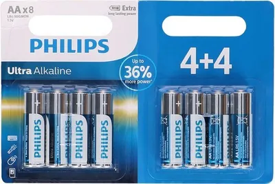 Produktbild von Philips Ultra Alkaline AA/LR6 Blisterpackung 4+4