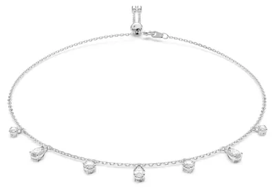 Produktbild von Swarovski Stilla Attract Choker, Rhodinierte Halskette mit Strahlenden Swarovski