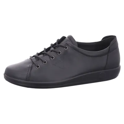 Produktbild von Ecco Soft 2.0  Veterschoenen Laag - Zwart - Maat 40