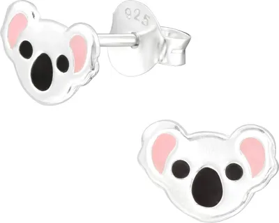 Produktbild von Ohrstecker 925 Sterling Silber mit Koala