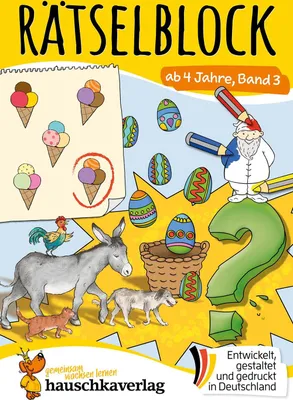 Produktbild von Rätselblock ab 4 Jahre - Band 3