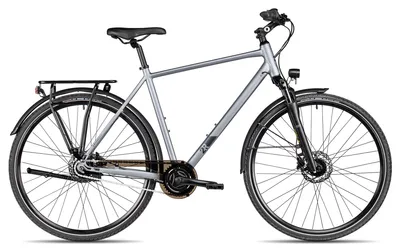 Produktbild von 2R Manufaktur TRX GO vielseitiges Citybike mit Straßenausstattung 28 Zoll Hellgrau 56 cm