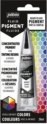 Image de Pigment pour résine - Argent - 20 ml