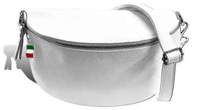 Immagine prodotto di Cintura borsa bianca Florence tracolla pelle coordinata D2OTF825W
