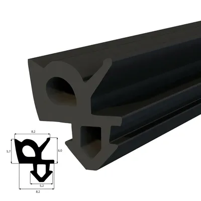 Produktbild von DQ-PP Fensterdichtung Gummidichtung Dichtung Fenster Länge: 100cm ; UOS-1387