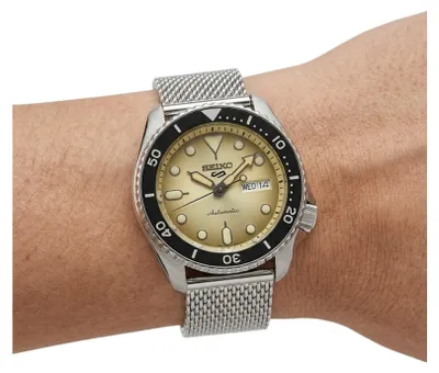 Immagine prodotto di Orologio da uomo Seiko SNK355K1, movimento automatico, stile classico