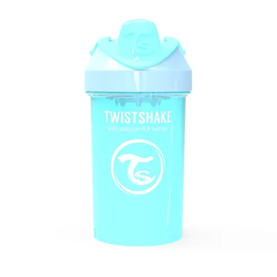 Zdjęcie produktu dla Kubek Twistshake Crawler, kubek do nalewania, 8 miesięcy, niebieski, polipropylen (PP), elastomer termoplastyczny (TPE), dla chłopca/dziewczynki, silikonowy