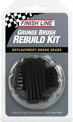 Image de Kit de brosses de rechange Finish Line Grunge Brush, 1 petite + 2 moyennes + 1 grande...