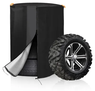 Image de Housse étanche pour le stockage de pneus, adaptée à 4 pneus jusqu'à 32 pouces