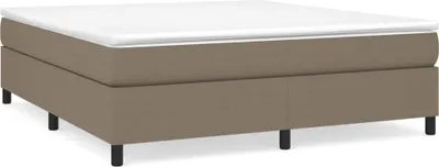 Produktbild von vidaXL Boxspringbettgestell Taupe 180x200 cm Stoff