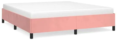 Produktbild von vidaXL Bettgestell Rosa 180x200 cm Samt