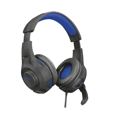 Produktbild von Trust GXT 307B Ravu Gaming Headset for PS4, Kabelgebunden, Gaming, 20 - 20000 Hz, 289 g, Kopfhörer, Schwarz, Blau