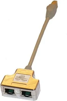 Obrázek produktu pro XtendLan T rozdvojka-adapter 1xCAT5E na 2xCAT5E