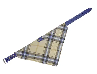Produktbild von Nobby Halsband mit Tuch blau L: 50cm