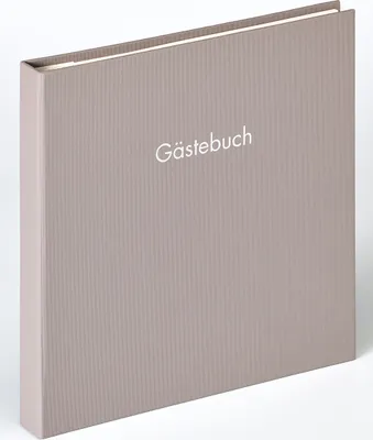 Produktbild von Walther, GB-206-X,Gästebuch Fun, 26x25 cm, grau