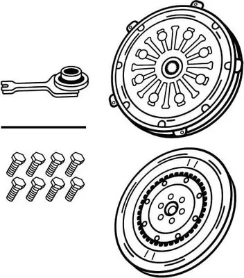 Produktbild von VALEO Kupplungssatz Kupplung für HYUNDAI i30 (GD) 855308