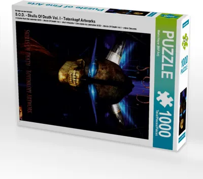 Produktbild von Calvendo Ein Motiv aus dem Kalender S.O.D. - Skulls Of Death Vol. I - Totenkopf Artworks 1000 Teile Puzzle hoch 480x640mm, Heyer (MtP Art) Mario; 7378410