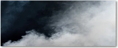 Produktbild von Tulup® Leinwandbild - 125x50 cm - Wandkunst - Drucke auf Leinwand - Leinwanddruck  - Sonstige - Schwarz - Weißer Rauch