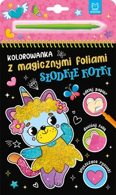 Obrázok produktu pre Roztomilé mačičky. Omalovánky s magickými fóliami
