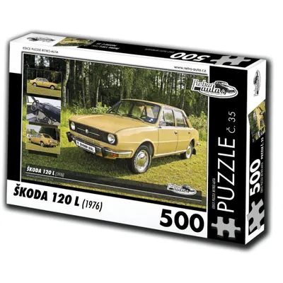 Obrázek produktu pro Puzzle č. 35 - ŠKODA 120 L (1976) 500 dílků