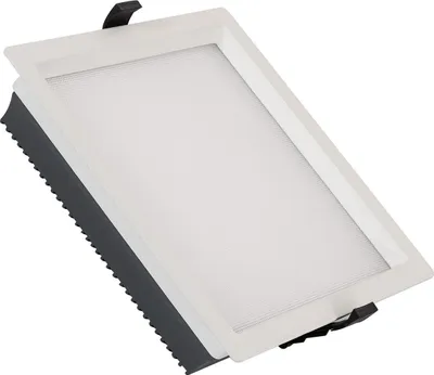 Produktbild von LED Downlight Einbaustrahler 30W Eckig  Aero 130lm/W Mikroprismatisch  Ausschnitt 210x210mm 4000K Neutralweiß