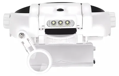 Obrázek produktu pro Verk 09126 Náhlavní lupa s LED osvětlením (1,5x 2x, 8x)