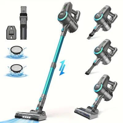 Image de Aspirateur à balai - Aspirateur sans fil - Aspirateur à balai sans sac - Mini-aspirateur - Aspirateur à main