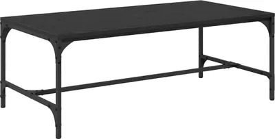 Produktbild von vidaXL Couchtisch Schwarz Eichen-Optik 100 x 50 x 35 cm Holzwerkstoff