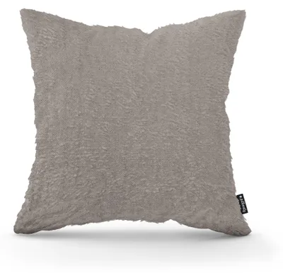 Immagine prodotto di Cuscino decorativo in peluche, color sabbia, 45 x 45 cm